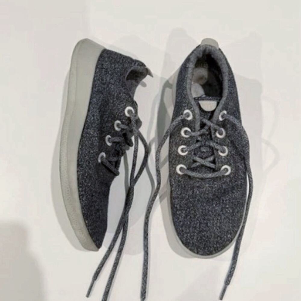 Allbirds Shoes Womens Size 10 Merino Wool Runners Sneakers Walking Gray Lace Up